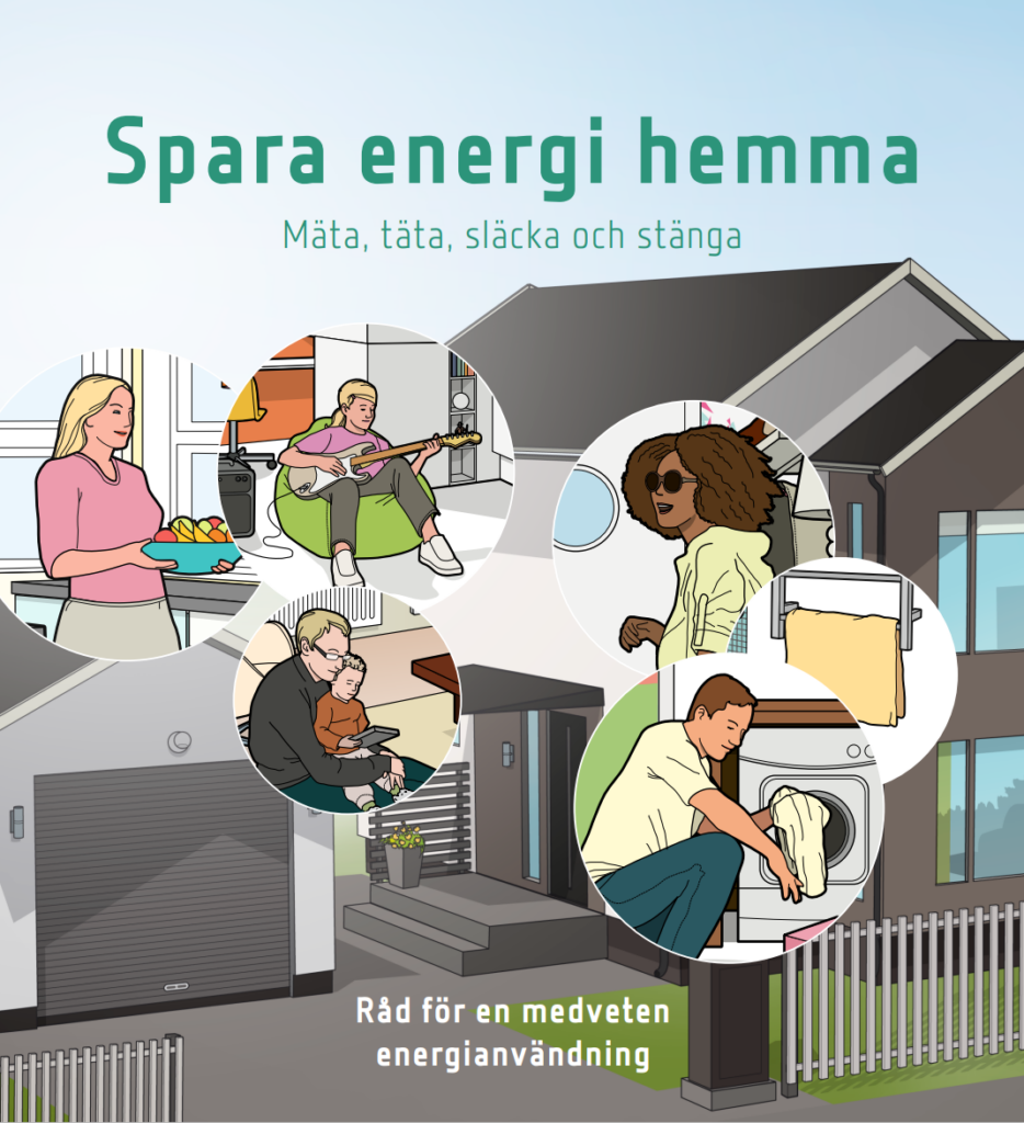 Bild på broschyren Spara energi hemma
